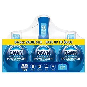 Dawn Platinum Plus Powerwash Dish Spray Bottle Set, Fresh Scent, 1 Spray Bottle